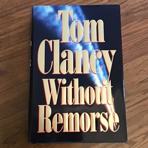 Tom Clancy “Without Remorse”hardback book. Vintage 1993 Limited Edition